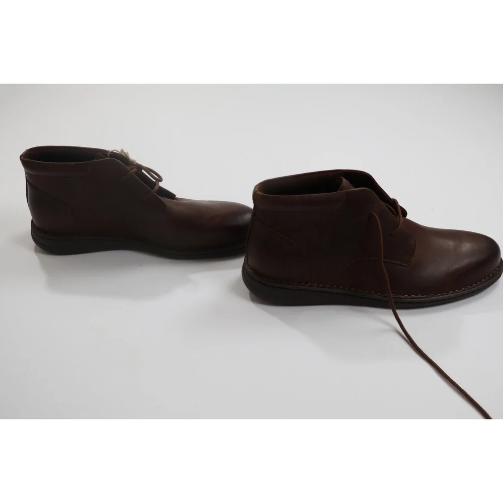Born Chukka Boots Harrison 11 Dark Brown Leather Casual Business Mens